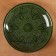 Largan Rishtan ceramics "Patterns", 27 cm, green