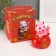 Plastic pendulum "Happy cat in a cash bag" White 7x7x9 cm