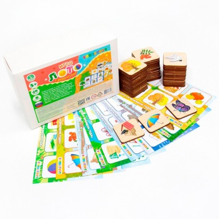 Loto children's "4 times of the year" square chips-3