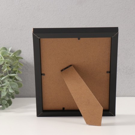 Photo frame MDF in 1 photo 10x15 cm with the Passparte "Allegrad" Black 2x18x23 cm-3