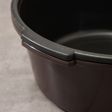 Round Household basin, 8 l, color mix-4