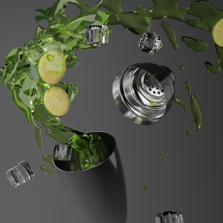 Stainless steel shaker, 550 ml, silver color-6