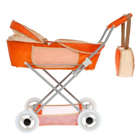 Puppet stroller No. 4, Orange color with beige-3