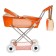 Puppet stroller No. 4, Orange color with beige