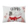 New Year. Catmas pillowcase Catmas 50x70 cm - 2 pcs, 100% cotton, calico