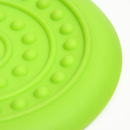 Frisby "UFO", 18.6 cm, hard thermoplastic rubber, green-3
