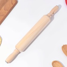 Rockbrush with rotating handles, 30x6 cm, linden