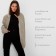 Women's jacket (eco-leather) Eco leather, gray color, size 46-48