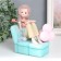 Souvenir Polystone Light "Girl on the couch with guitar/dog" MIX 13x7.5x16 cm
