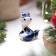 New Year. Souvenir symbol of the year 2025 "Snake button", Gzhel, 4 cm