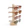 Glasses stand, 4 places, h = 30 cm, wood, beige color