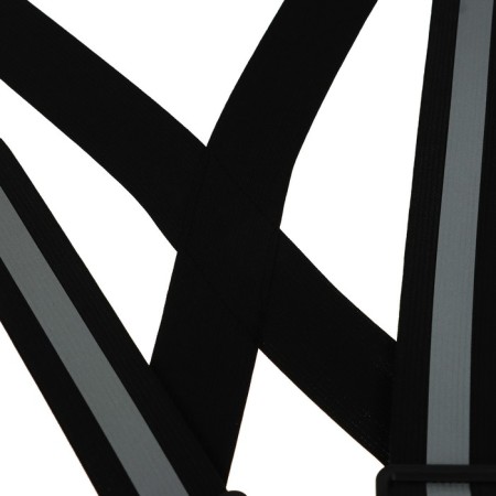 Signal vest, reflecting with adjustable size, black-3