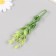 Artificial plant for creativity "Ficus leaves" set 6 pcs green 12 cm