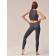 Women's Legins in the Rubber Legings RIB, size 46-48, color graphite