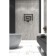 Electric towel Indigo Lira, 400x600 mm, timer, hidden installation, black