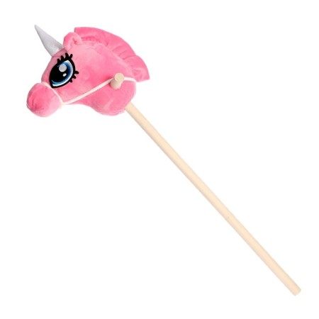 Soft toy "Unicorn-Sckun", on a stick, pink color-9