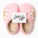 Baby slippers, size 32-33, pink color