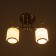 Aleta chandelier 2x40W E27 Chrome Model: 2800430