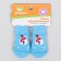 Nosks non -slip "snowmen", m (3/4 * 7 cm), set 4 pcs, blue