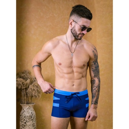 Male bathing panties Alohamare, size 48, dark blue color, blue-3
