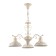 Caustra Freya Fr2566-PL-03-WG Benoit, 570x570x1535 mm, E27, 3x60W, cream color with gold