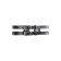 Pecado BDSM chocker-sewer, two straps, genuine leather, black