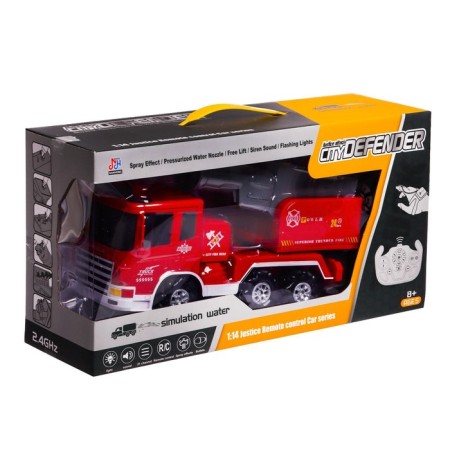 Radio -controlled machine "Fire Service", scale 1:14, 4WD, smoke cannon-7