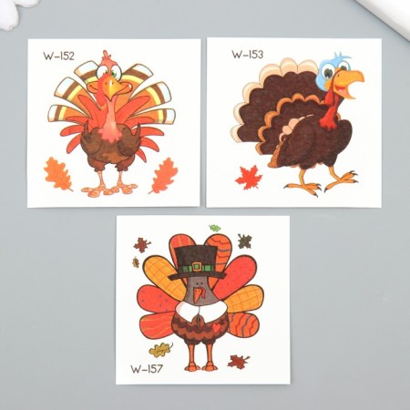 Tattoo on the body color "turkey" mix 6x6 cm
