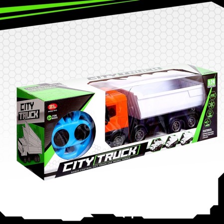 Radio -controlled “Self -Small” truck, works on batteries, lighting effects, scale 1:24, Mix color-8