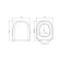 Roca Giralda Zru9000046, Duroplast, white toilet cover, white
