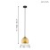 Albaraccin chandelier 1x40W E27