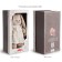 Soft toy "Bunny Mi" in a striped dress with a candy, 32 cm