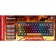 The keyboard Defender Raven GK-417, game, wired, fur, backlight, 63 keys, USB, black