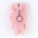 Soft toy "Bunny with a cherry", on a key fob, 10 cm, Mix color