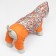 Combines for animals "Orange", fleece, 2XL (DS 34-36, Osh 34-36, OG 44-48 cm)