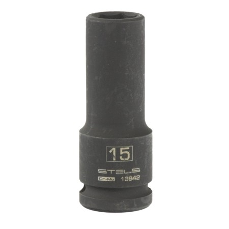 Shock head Stels 13942, 15 mm, 1/2 ", CRMO, hexagonal, elongated-1