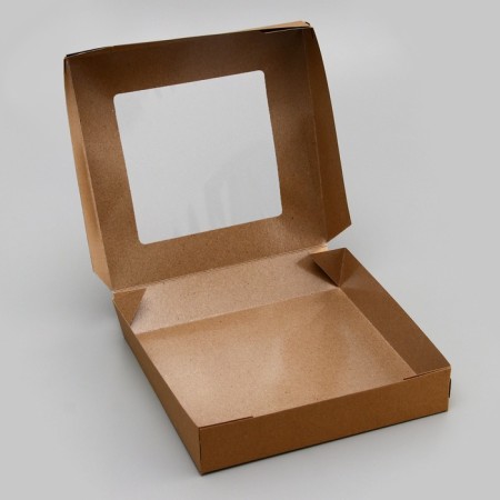 Container for removal, with a window, craft, 20 x 20 x 4 cm-5