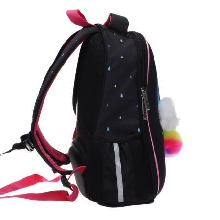 Frame backpack 38 x 29 x 12.5 cm, Hatber Ergonomic Light "Rainbow Ice Cream", Blue NRK_71028-4