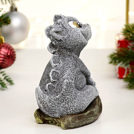 Figure "Dragon Chica" gray, 7x8x13cm-3