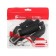 A car leash with a security lock. 50-75 cm, black