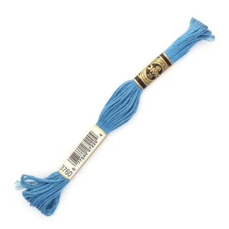 The threads of the DMC 117 (3760), 12 pcs. packaged