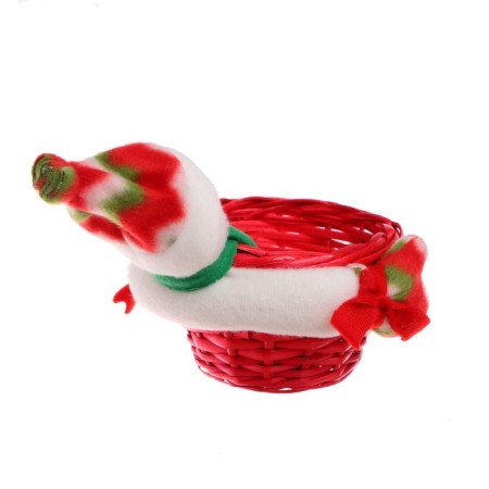 Candy "Snowman of the elegant" with a basket, capacity 100 g-3