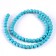 Beads made of natural stone “turquoise” set of 58 pcs., Size 1 pc. - 6 mm