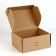 Gift folding box, packaging, “craft, black tape”, 22 x 16.5 x 10 cm