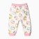 Pants children, white color/kittens, height 74 cm