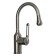Kitchen mixer Zein Z3740, "Drop", single -leaf, pouring height 13 cm, graphite