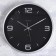 Wall clock, series: interior, "Edith", D-30.5 cm, silver