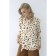 Women's blouse with a banting tie, size 52
