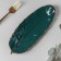 Ceramic serving dish "Rapsodia. Sheet ", 25 × 10 × 2 cm, green color