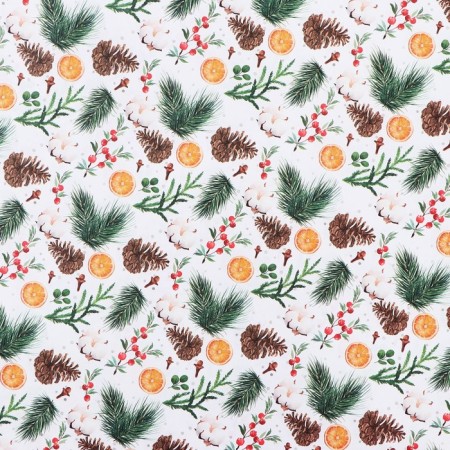 Paper Crafts "cones and cotton", 50 x 70 cm, new year-2